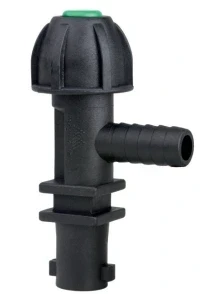 PORTA BICO ANTIGOTEJO PARA MANGUEIRA TERMINAL 'L' COM SAÍDA PARA ENGATE RÁPIDO UNIVERSAL MagnoJet